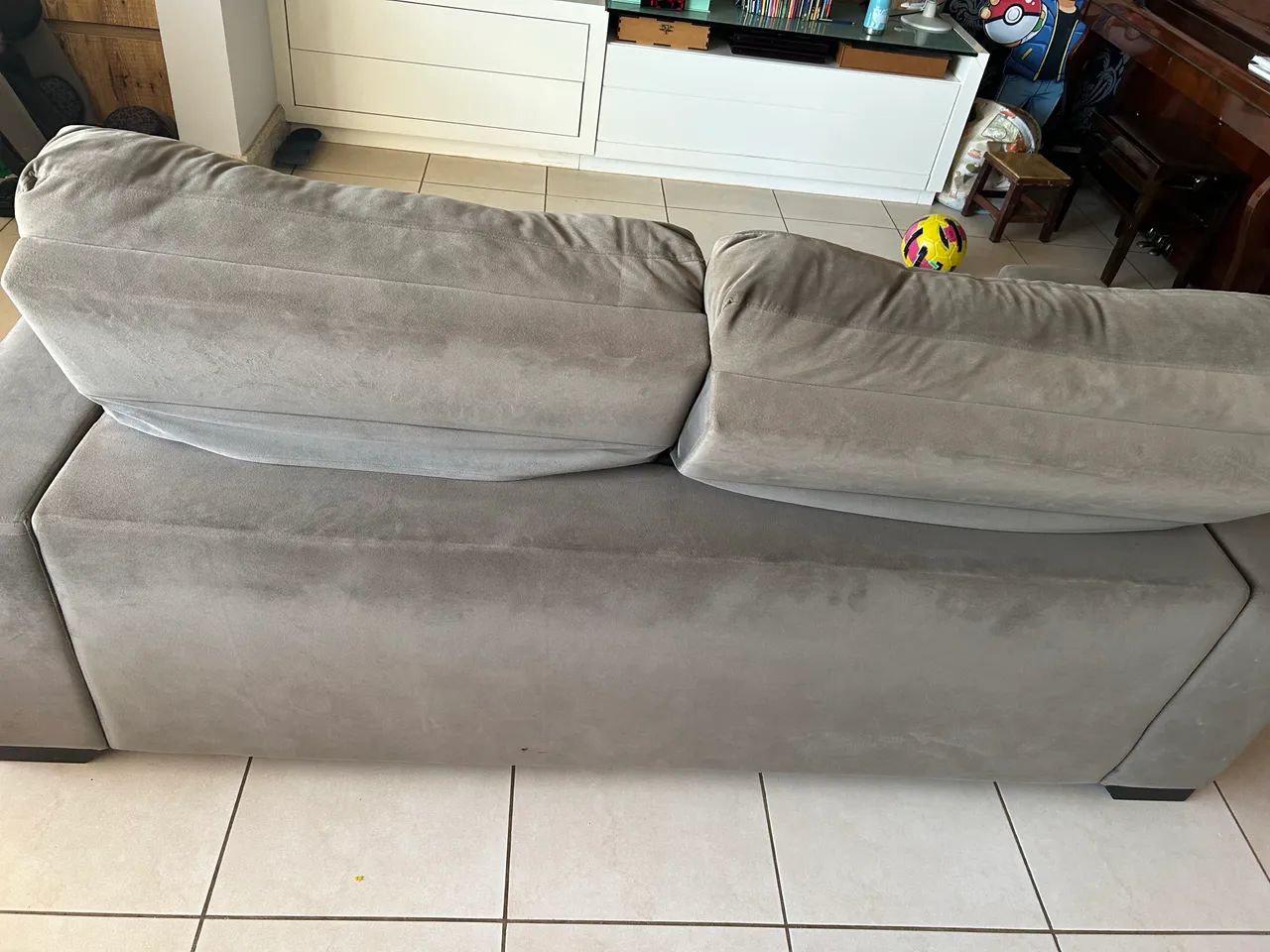 Sofá 2 lugares chaise retrátil e reclinável  - Foto 4