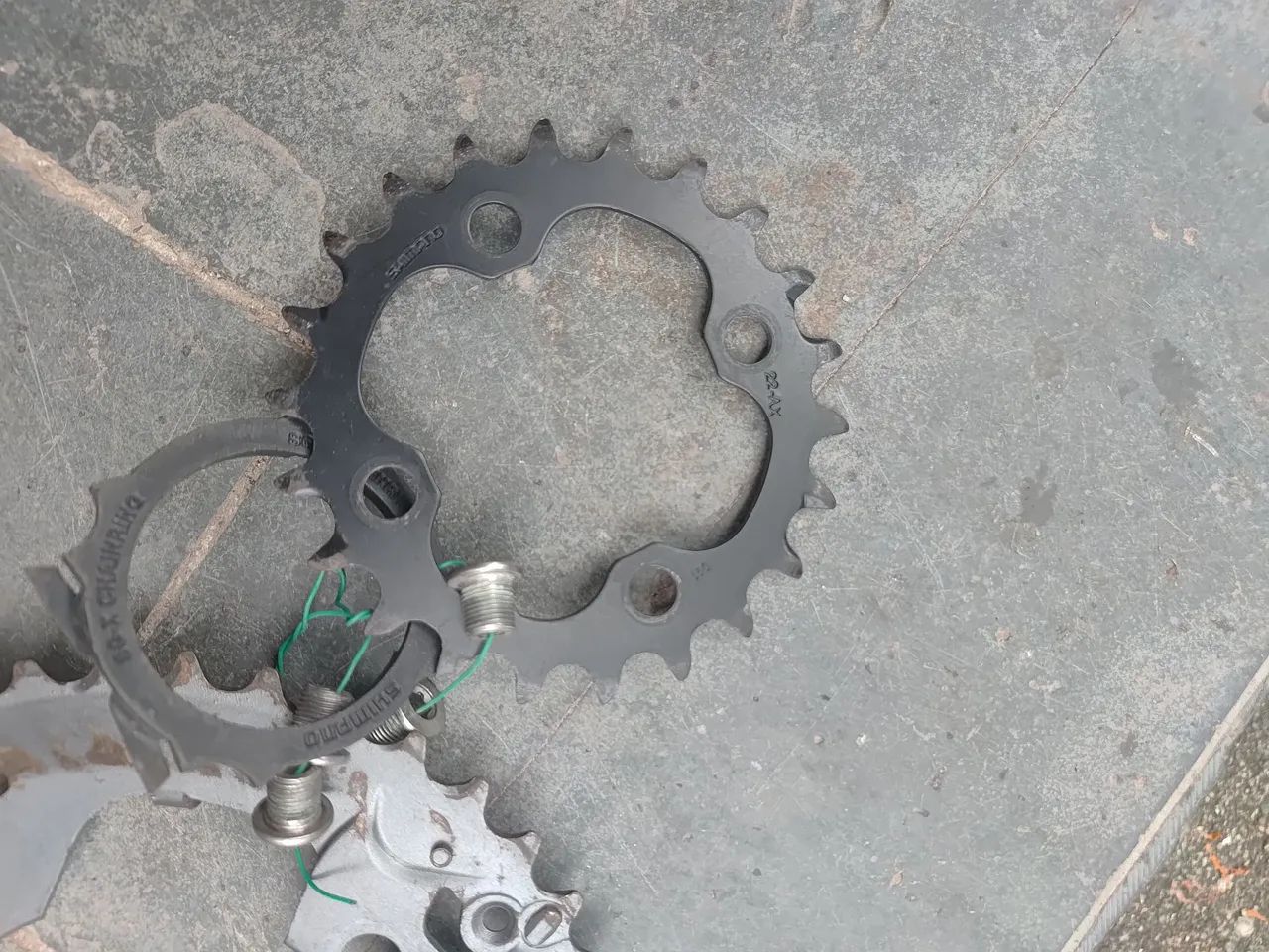Coroa dianteira shimano ax 22 dentes
