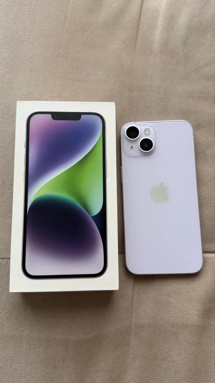 iPhone 14 128gb lilás super conservado  - Foto 3