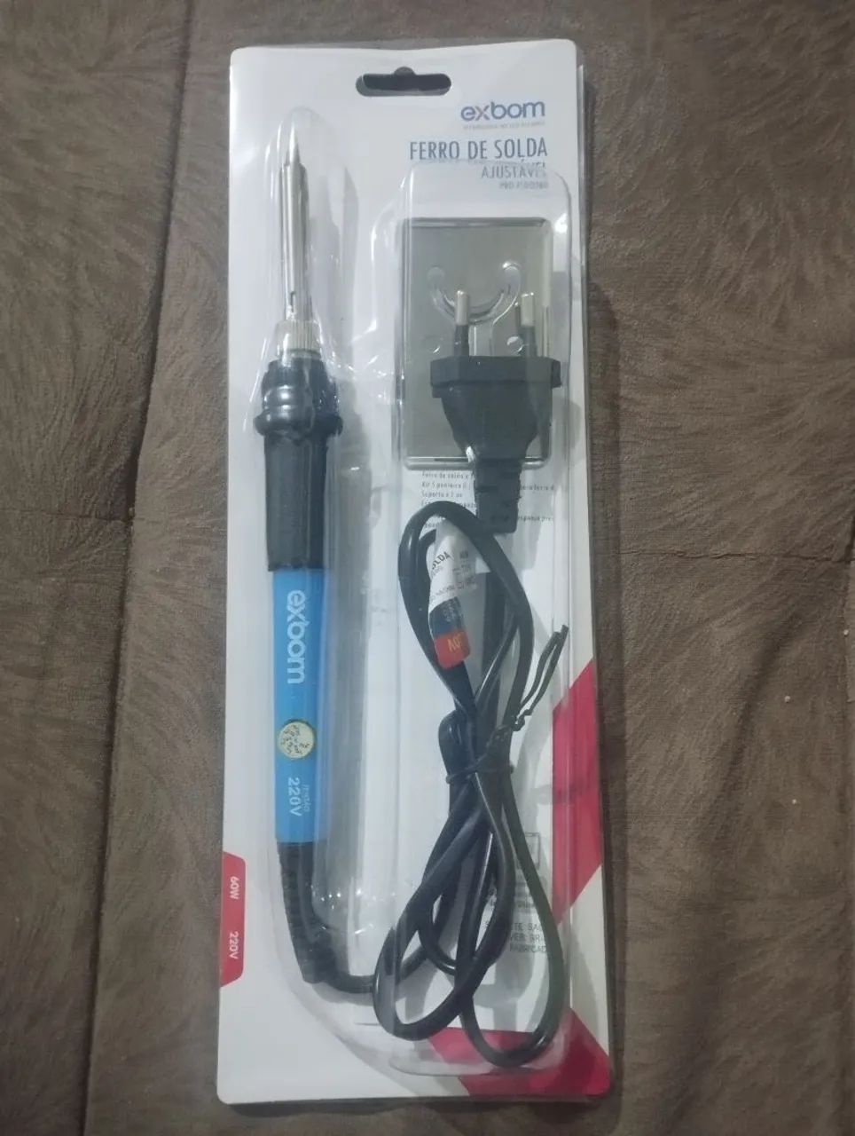 Kit multímetro e ferro de solda com regulador de temperatura  - Foto 3