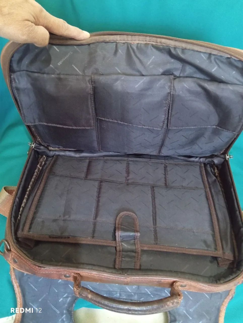 Maleta executiva samsonite couro legítimo  - Foto 3
