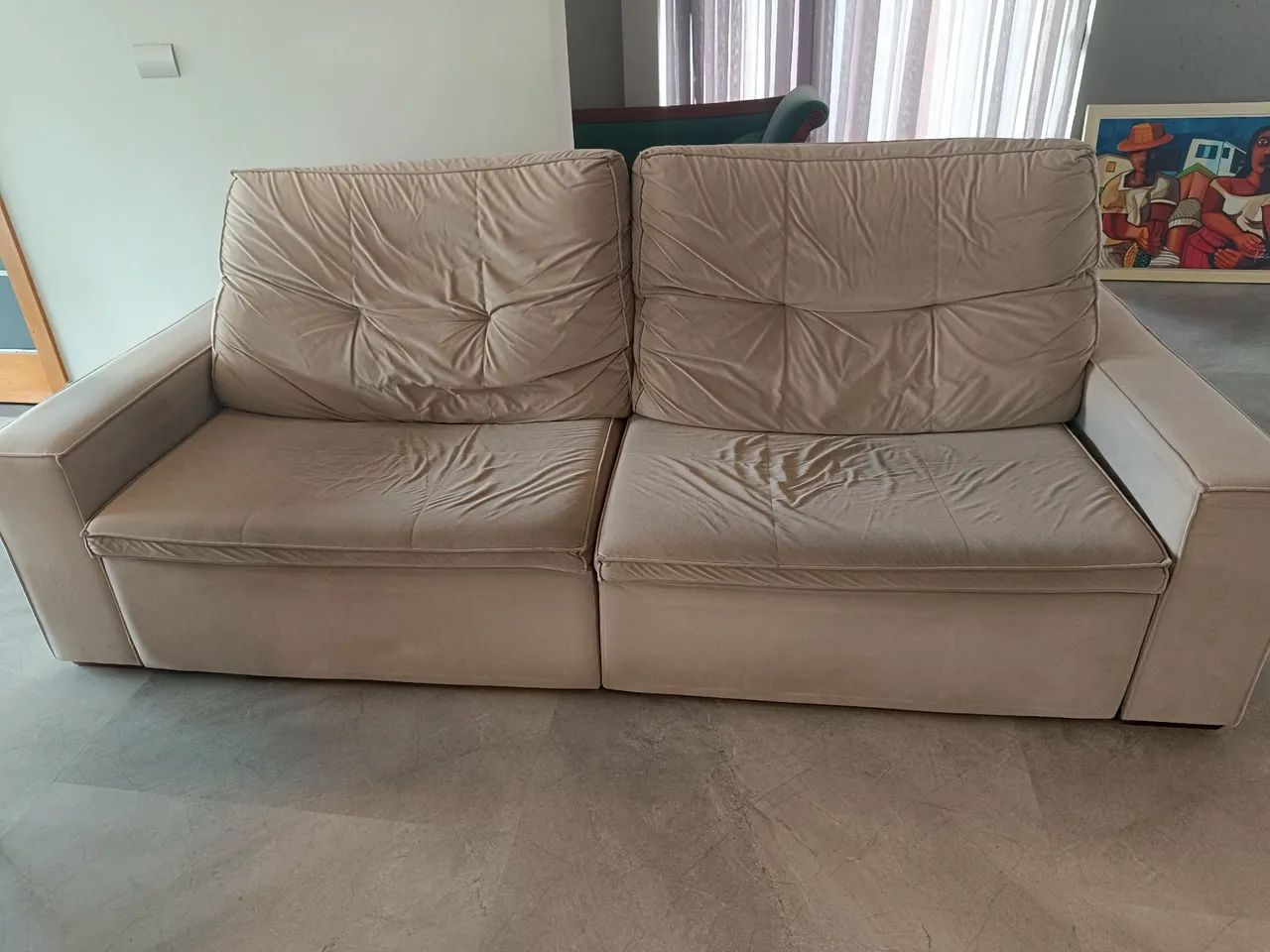 Sofá Retrátil 4 lug