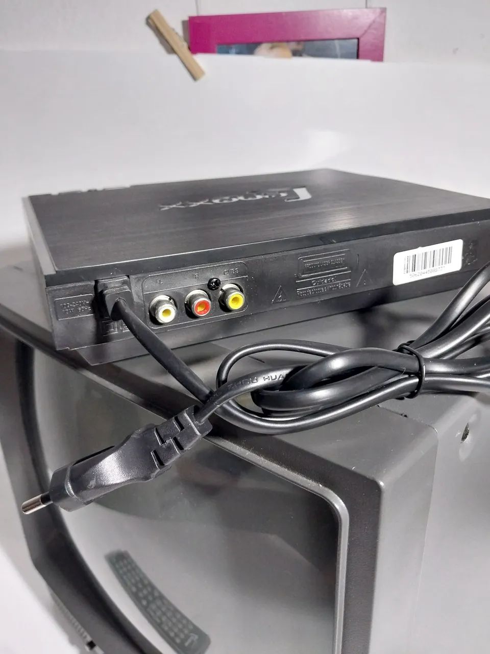 Monitor preto e branco samsung 12 polegadas novo com DVD lenoxx novo também - Foto 6