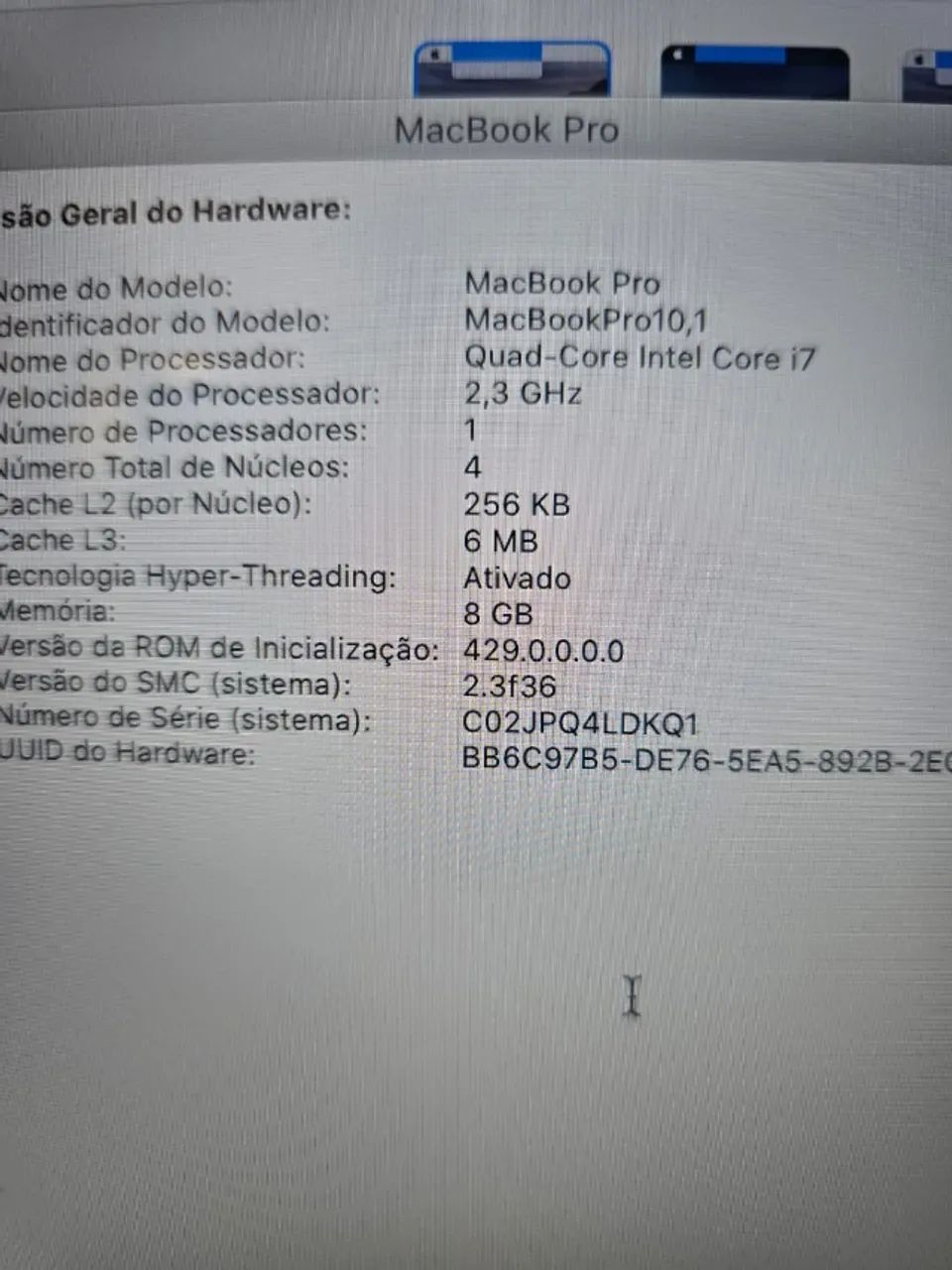 Macbook Pro Retina 15 4k A1398 I7 2,3ghz 256 Ssd - Foto 5