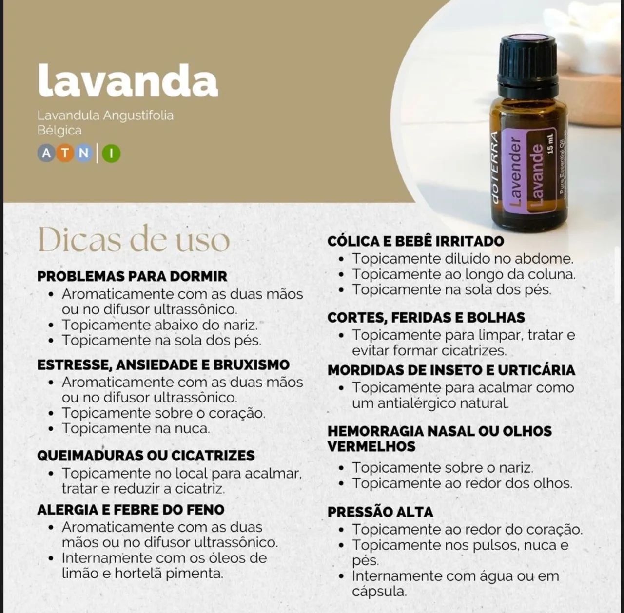Óleo DoTerra Lavanda