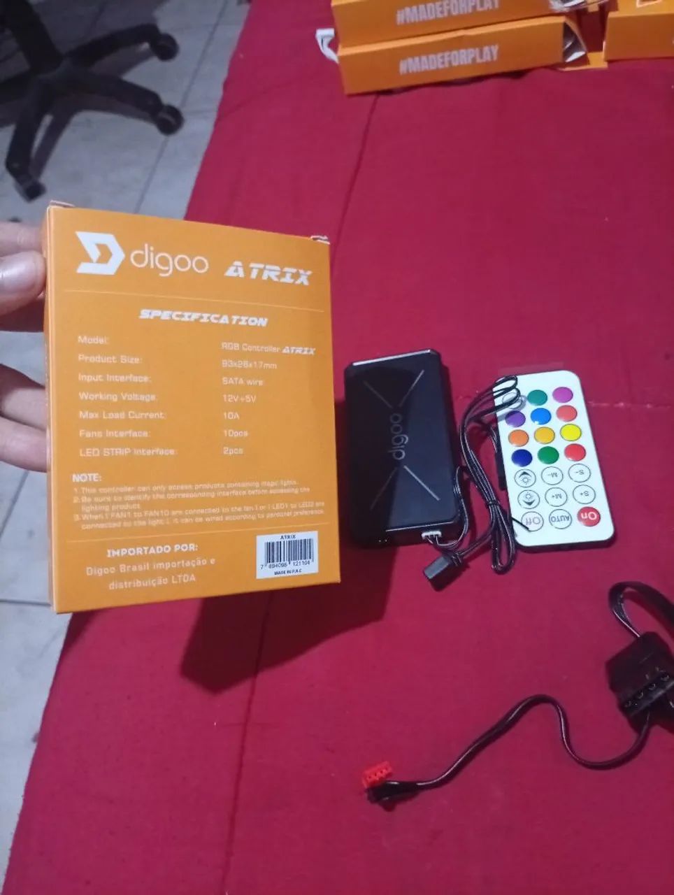 Kit 7 Fans Digoo + Controladora - Foto 4