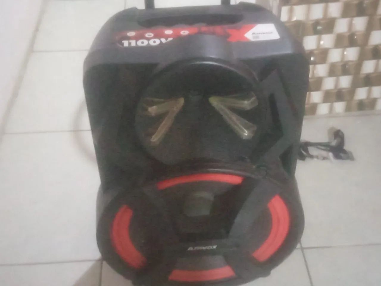 Caixa de som amvox 1100wats