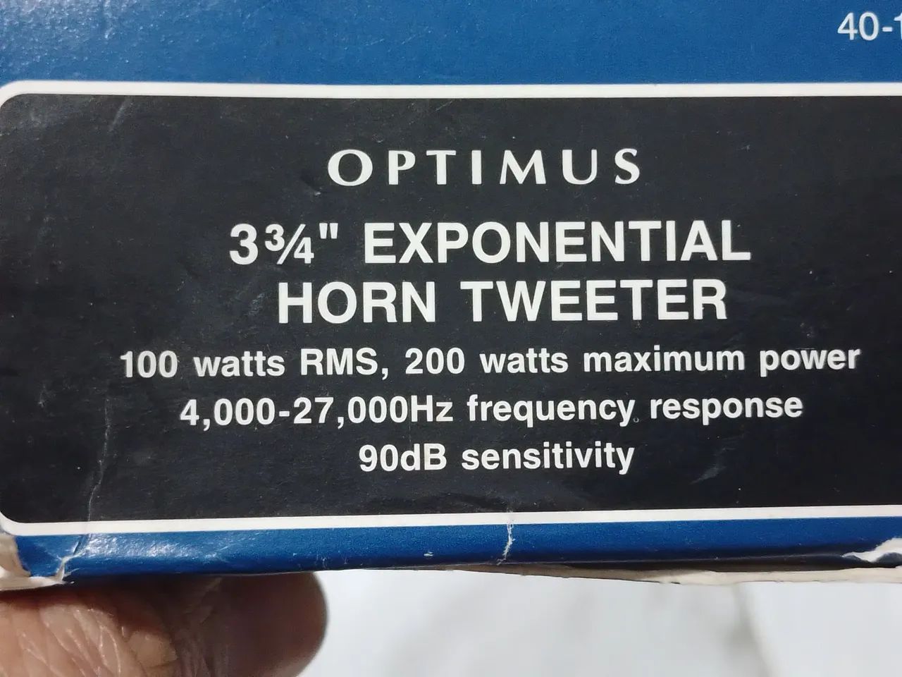 Dois Twitter optimus 3¾ 200w novo - Foto 2