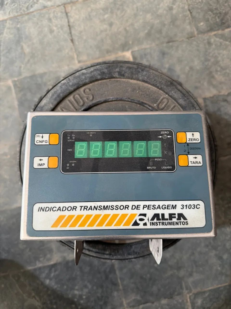 Indicador de pesagem alfa 3103c 