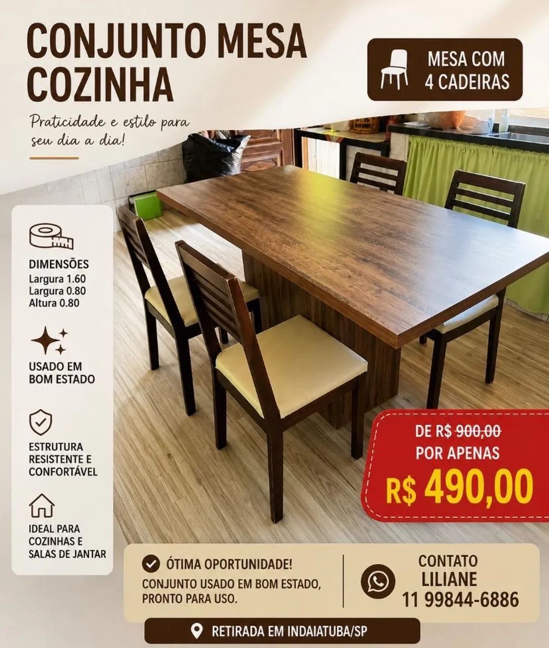 Mesa jantar  - Foto 2