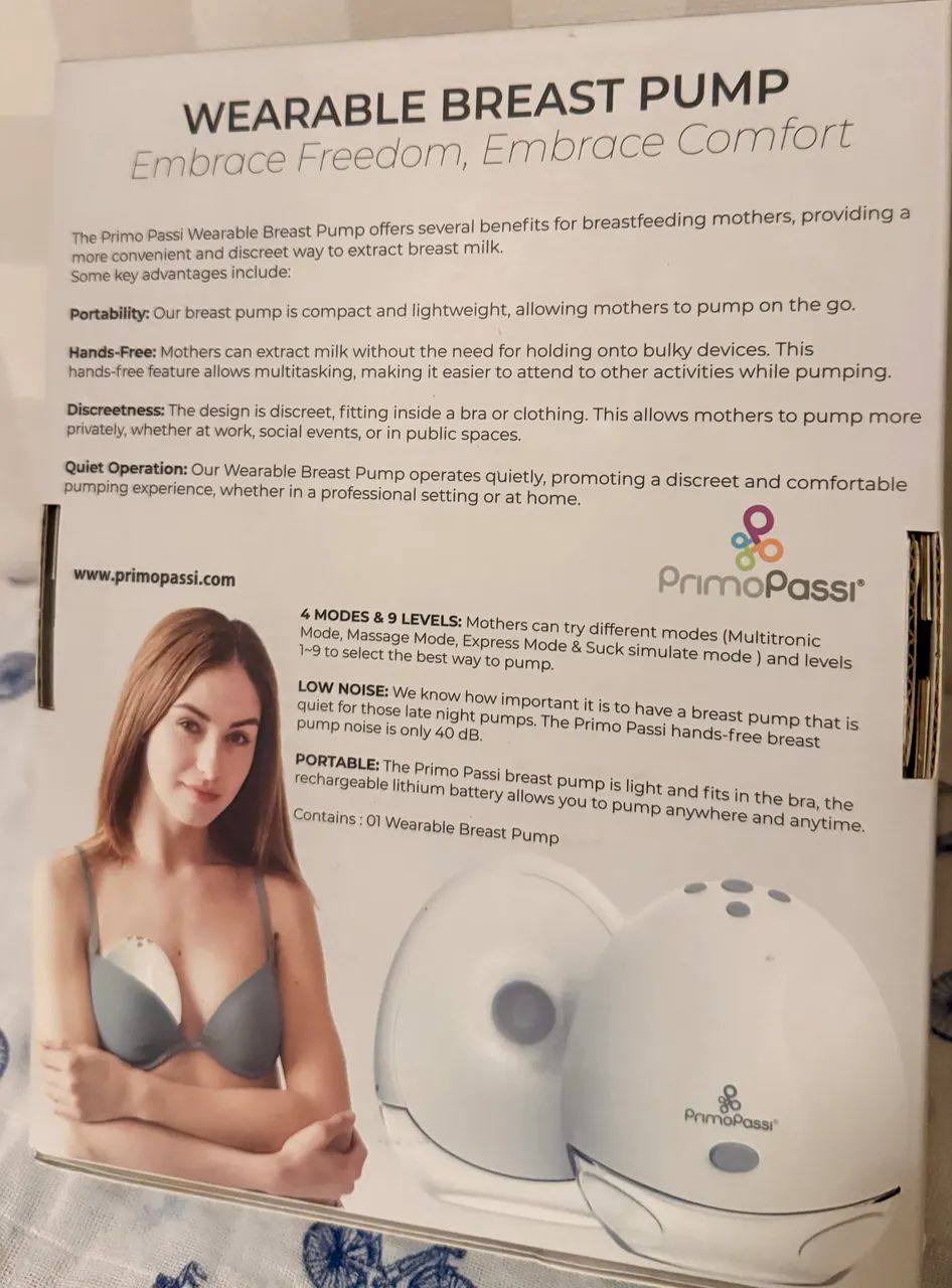 Bomba Extratora leite elétrica Primo Passi - Foto 3