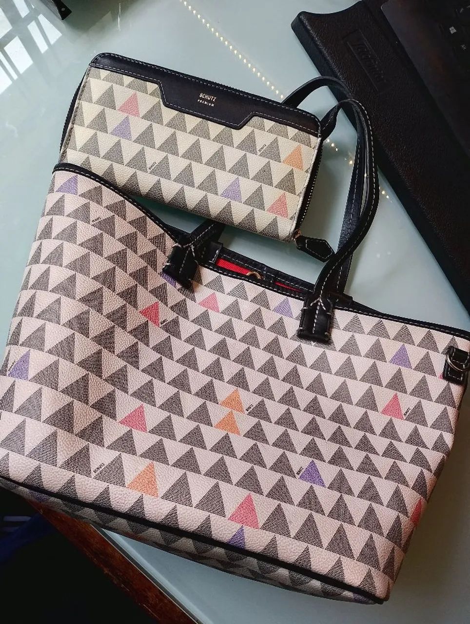 Bolsa Schutz Nina Trangle Premium+ Carteira 