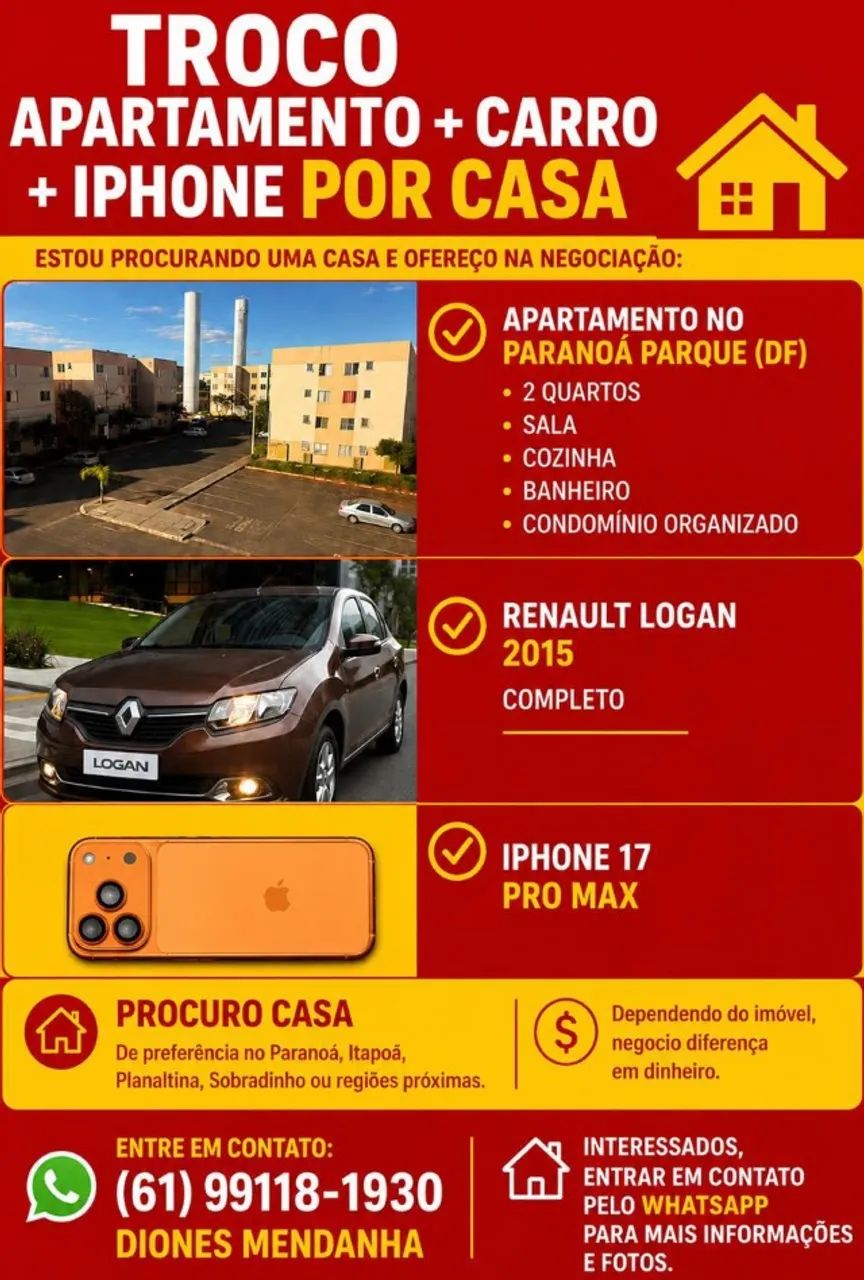 OPORTUNIDADE EM TROCA 