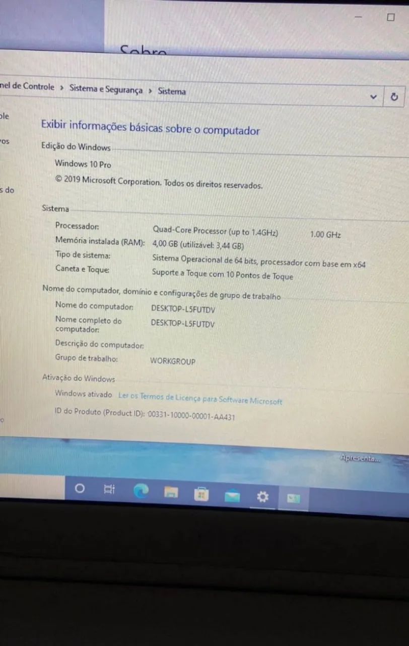 Notebook Samsung touchscreen Windows 10 pro - Foto 4
