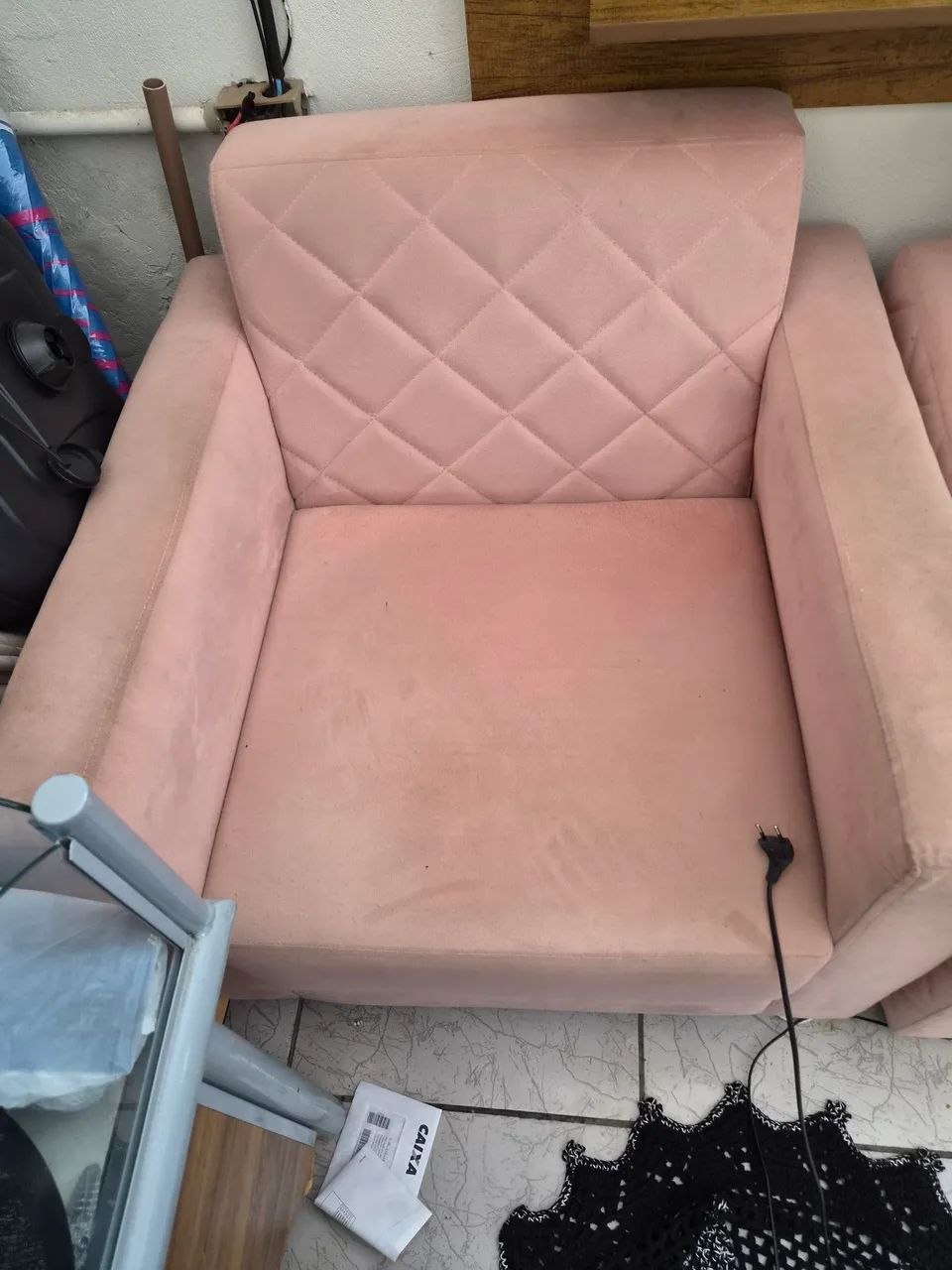 Poltrona rosa linda !!!