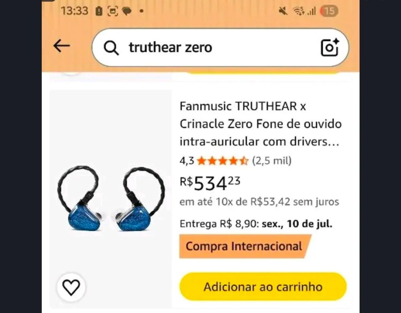 Fone Truthear Zero Crinacle - Foto 4