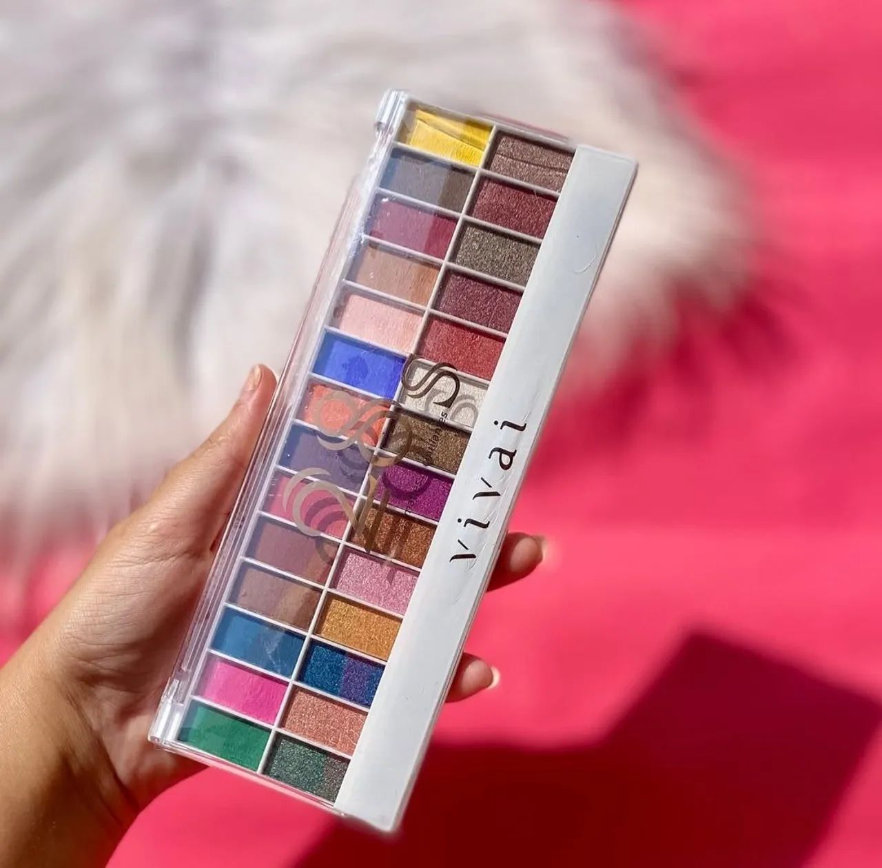 Paleta de Sombras 28 cores Vivai - Foto 2