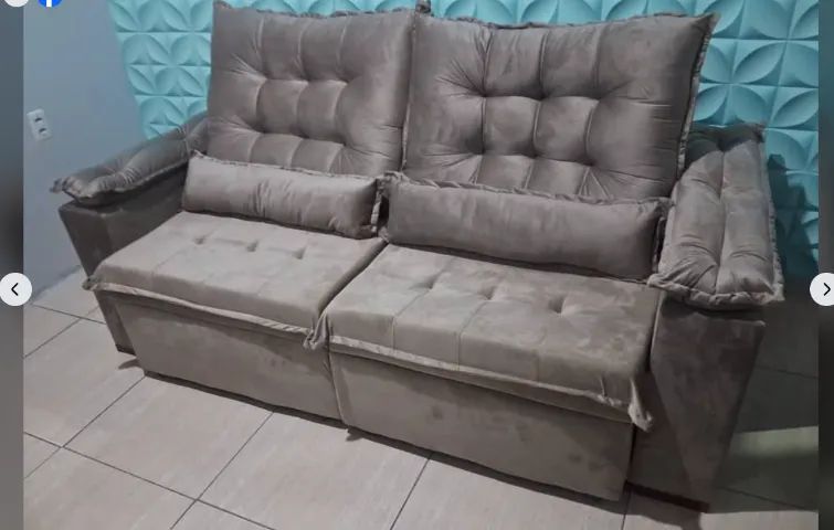 Sofá direto de fábrica, variedade de modelos e tamanhos, trabalhamos com material Suede,