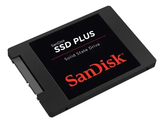 SSD Sandisk Plus 2tb Sata3 2.5 Preto