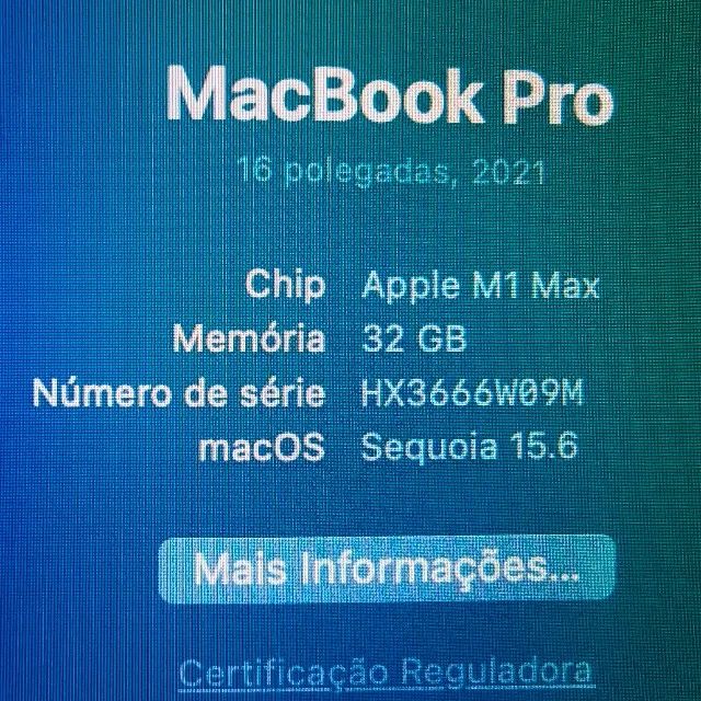 MACBOOK PRO M1 MAX - 32GB/512GB - SPACE GRAY 92% SAUDE - Foto 5