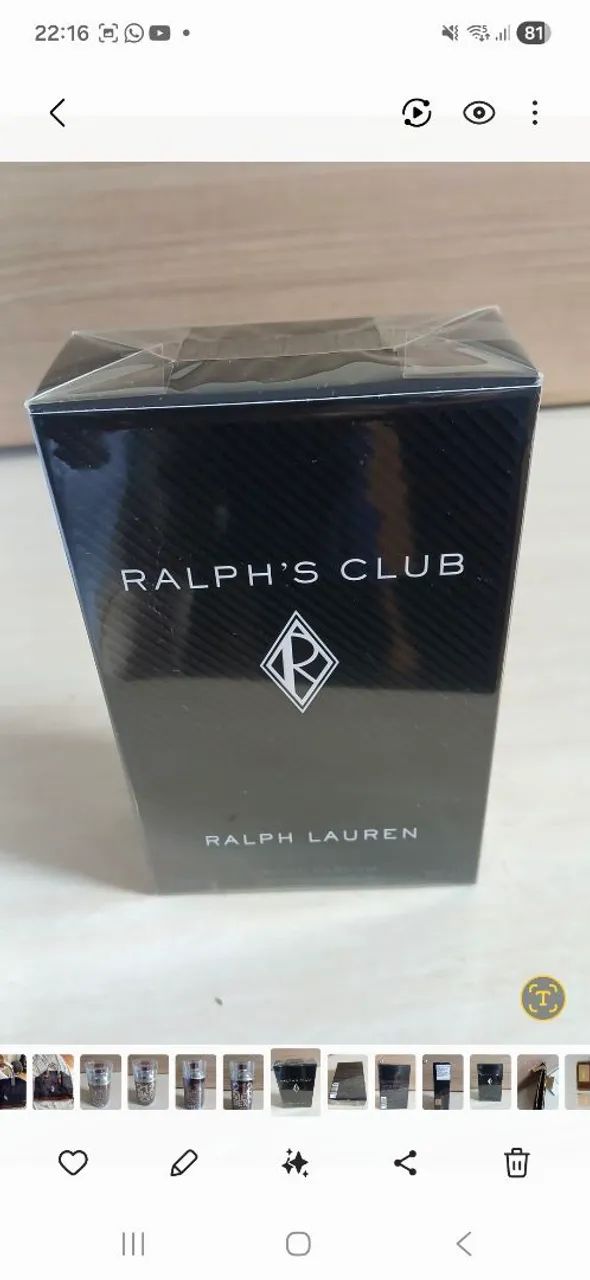 Raph's clube Masculino 100ml Ralph Lauren  - Foto 4