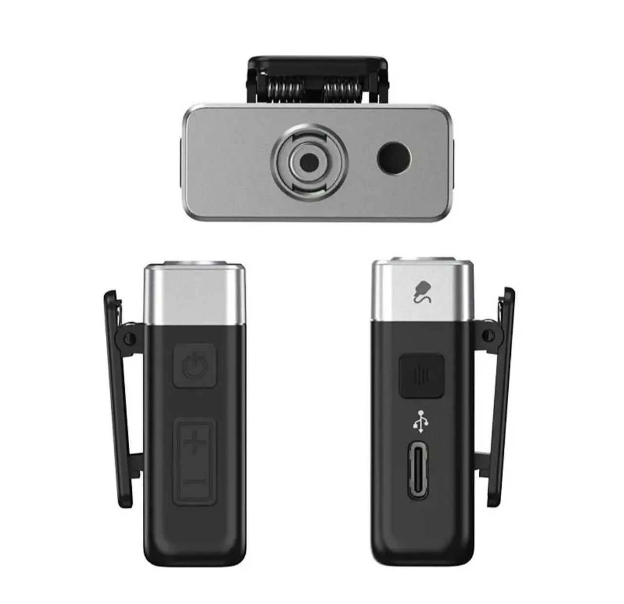 Microfone sem fio Ulanzi U-Mic AM18 lapela - Foto 3