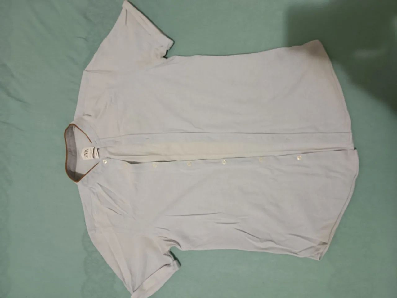 Camisa social de manga curta da Zara  - Foto 3