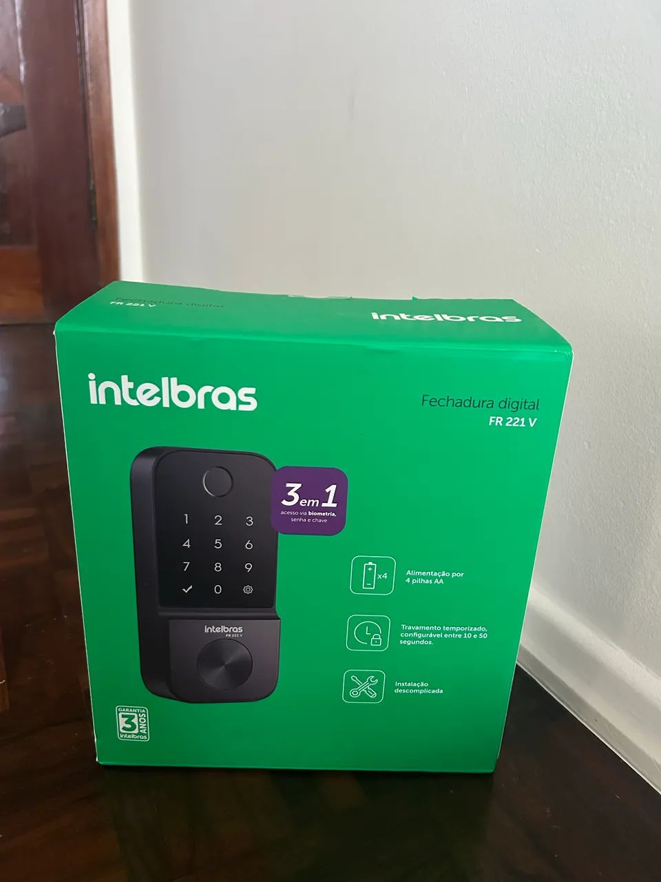 Fechadura Eletrônica Embutida Intelbras Fv221