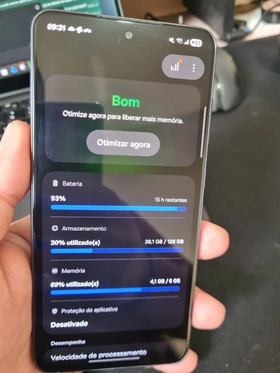 Samsung S21 FE 5G 128gb Cinza impecavel. - Foto 2