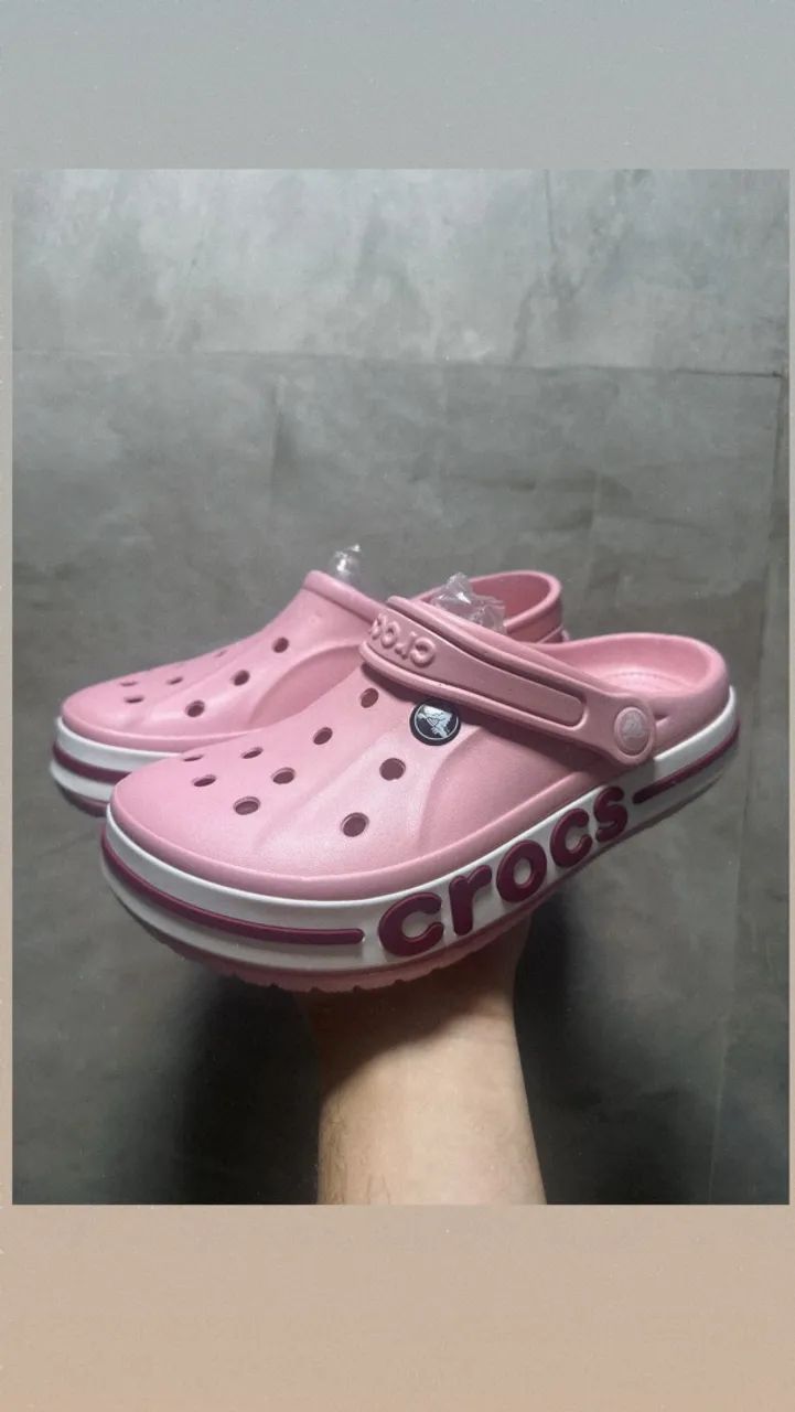Crocs rosa tm 35 - Foto 4