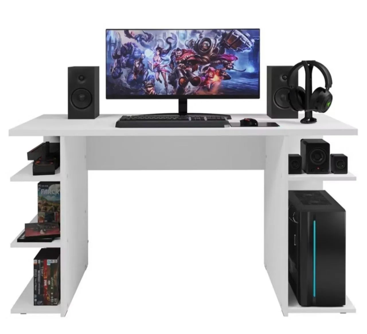 Mesa de computador multiuso branco - Foto 5