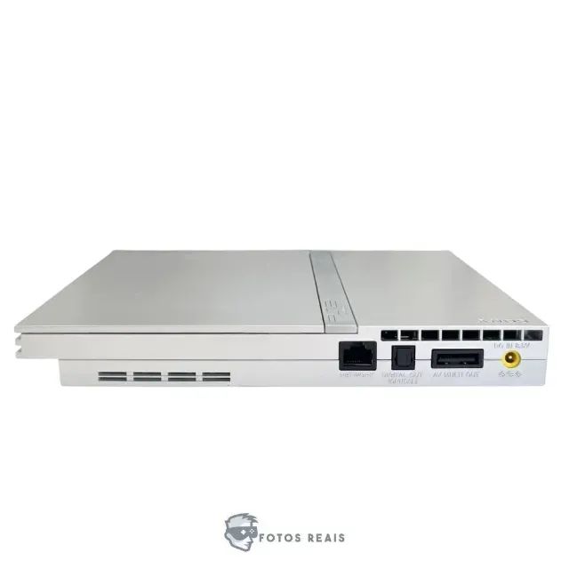 CONSOLE PLAYSTATION 2 SLIM PRATA SATIM SILVER (JPN) NA CAIXA