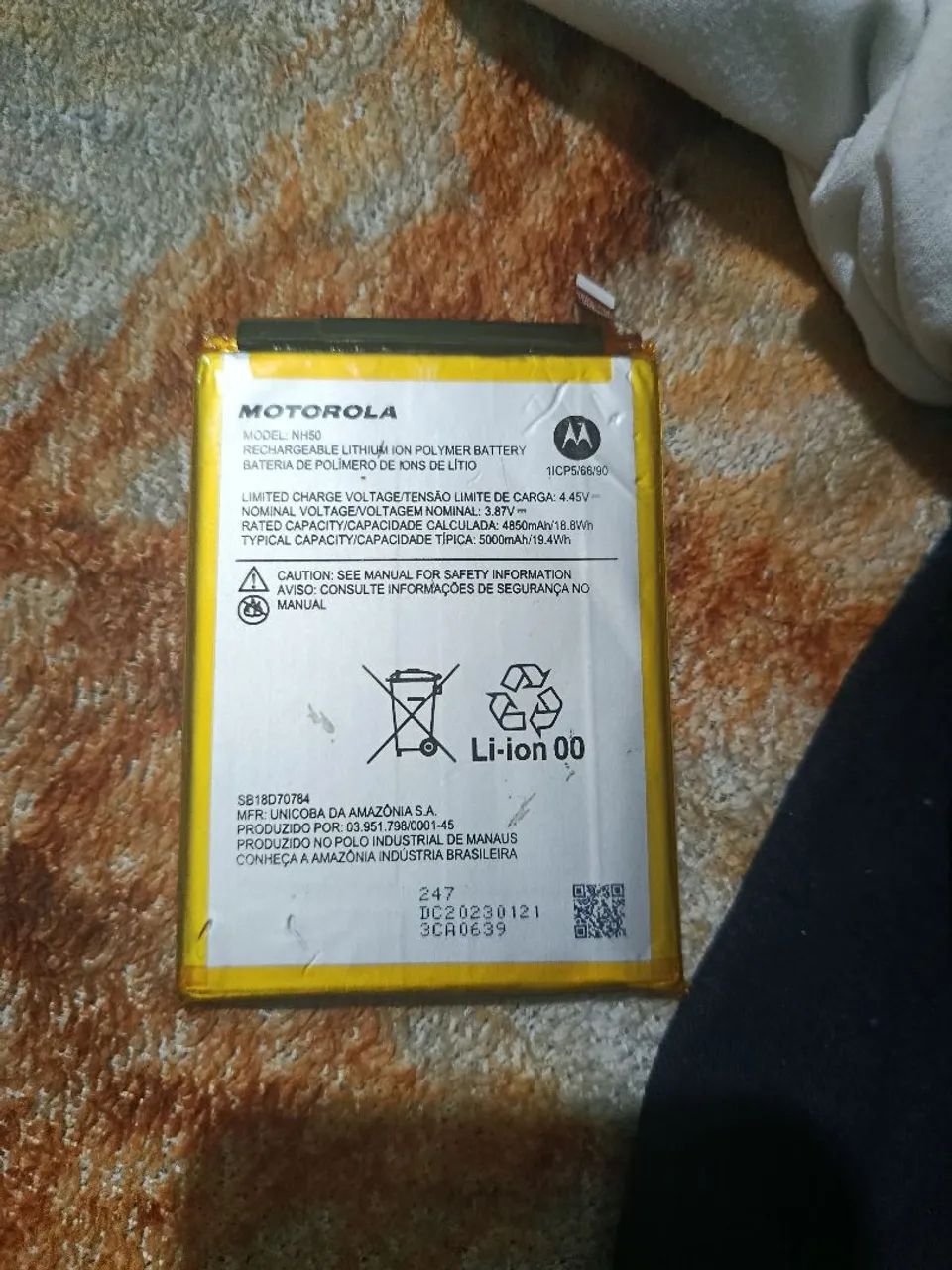 Bateria motorola 