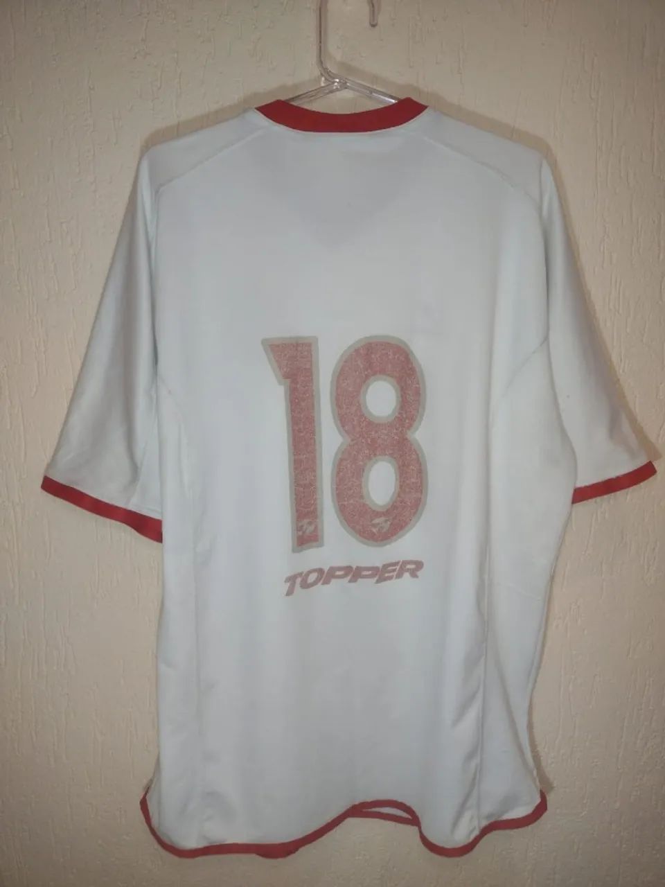 Camisa Internacional 2001 Topper De Jogo #18 - GG - Foto 2