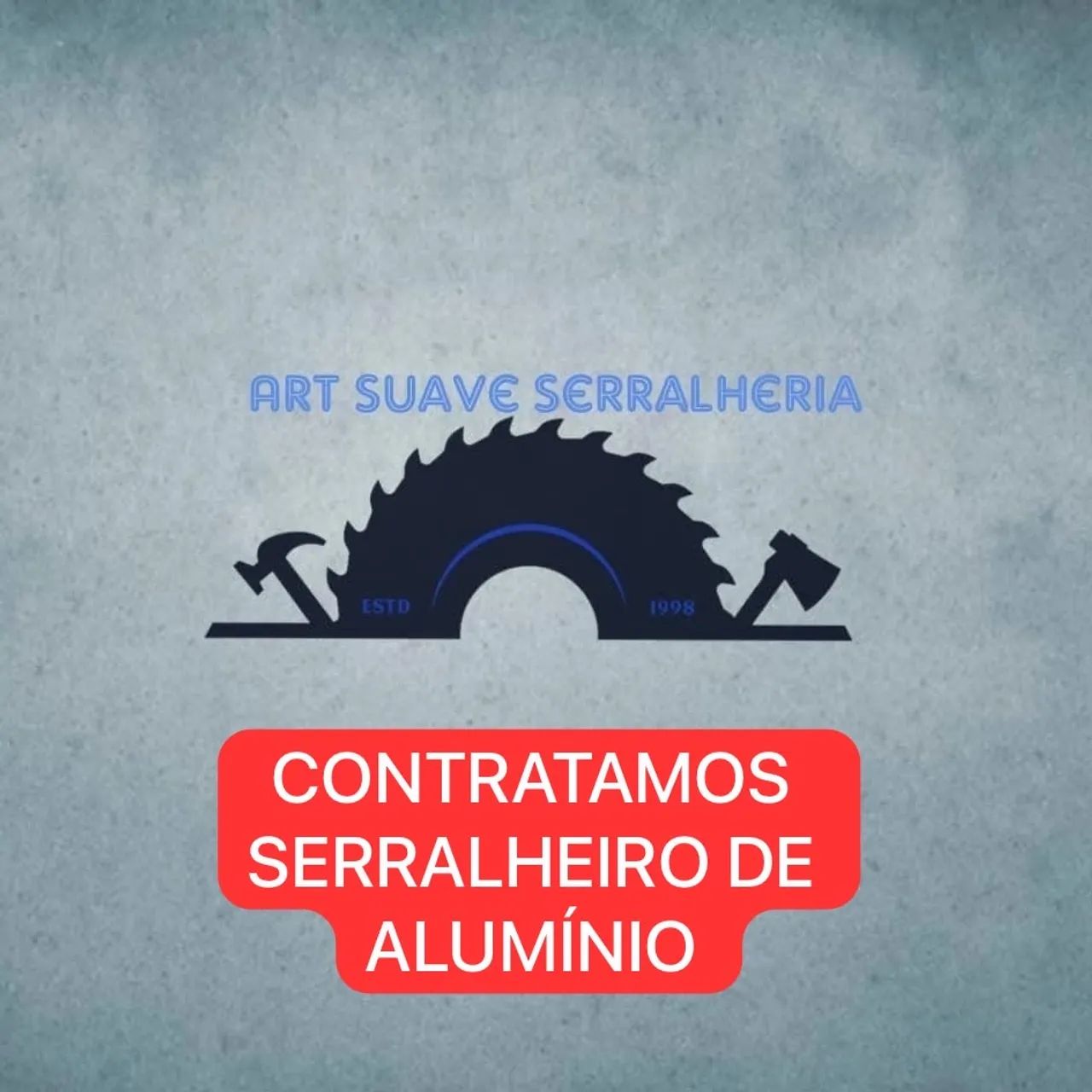 Contrata-se serralheiro de alumínio 