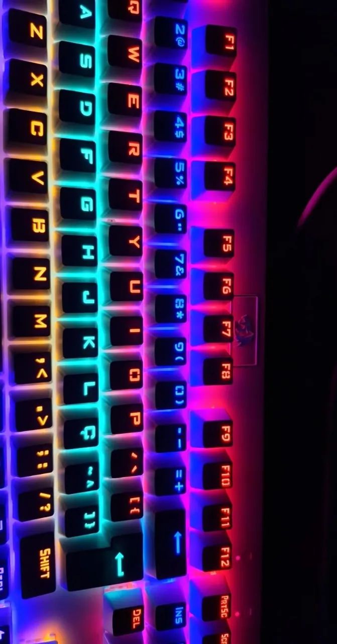 Teclado Redragon 75% RGB Branco - Foto 5