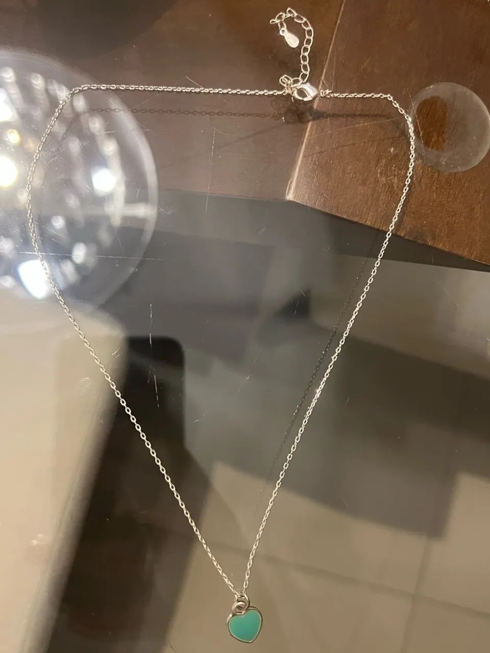 colar tiffany & co coração prata - Foto 3