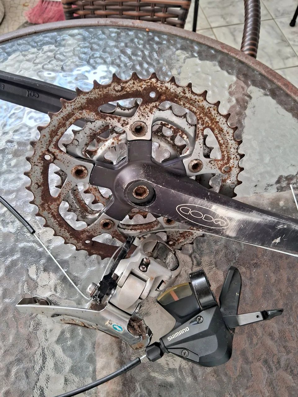 Pedevela 3 coroas bem novinho mtb ciclismo  - Foto 4