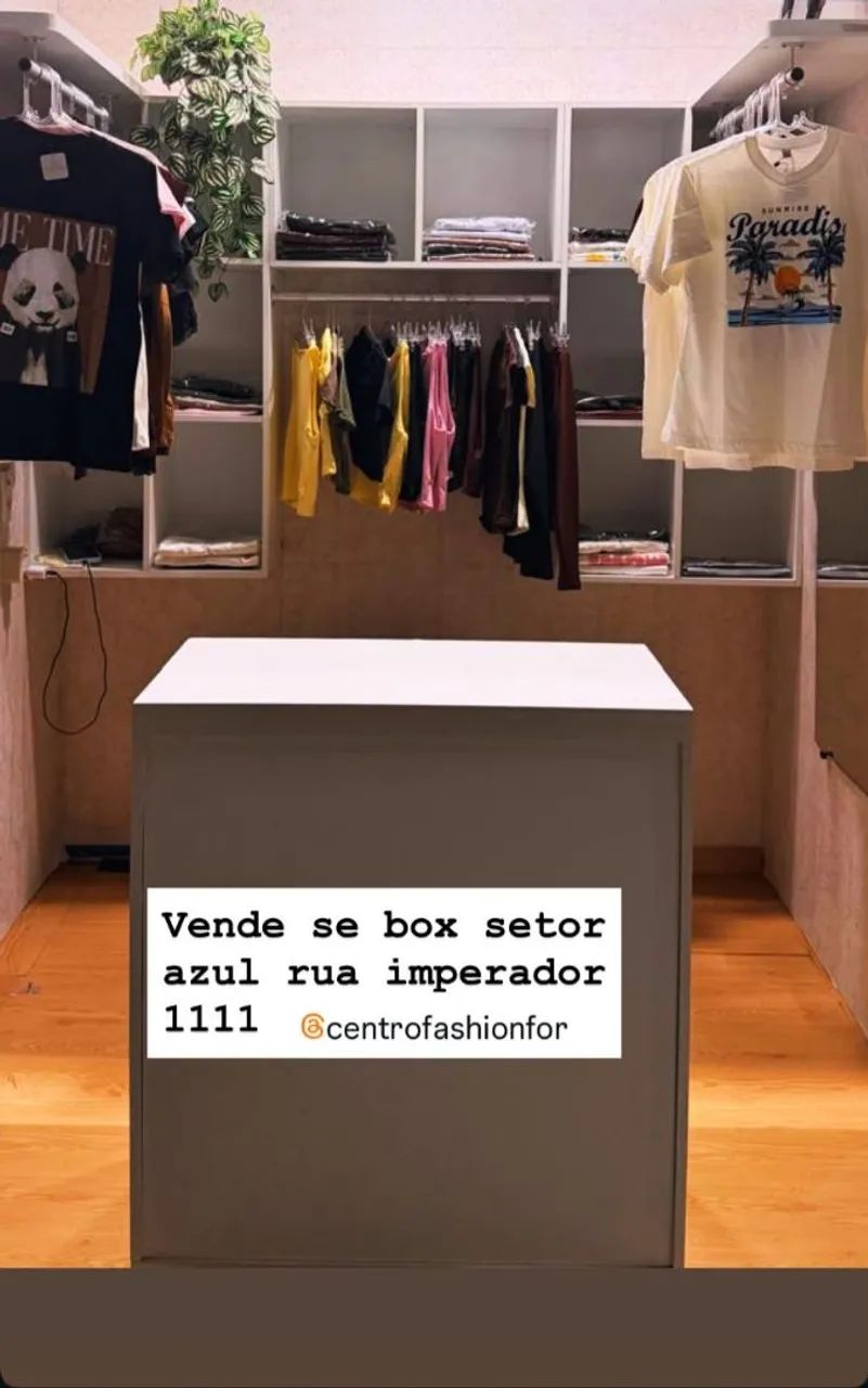 Vendo box no centro fashion 