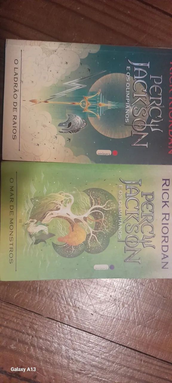 Livro percy jackson Vol 1 e 2