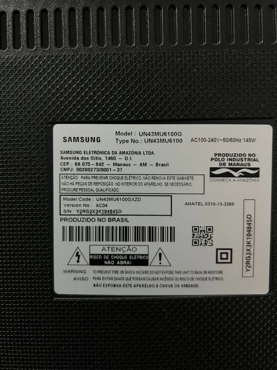 SMART TV 43 POLEGADAS - SAMSUNG (SEM MARCAS DE USO, ESTADO EXCELENTE) - Foto 5