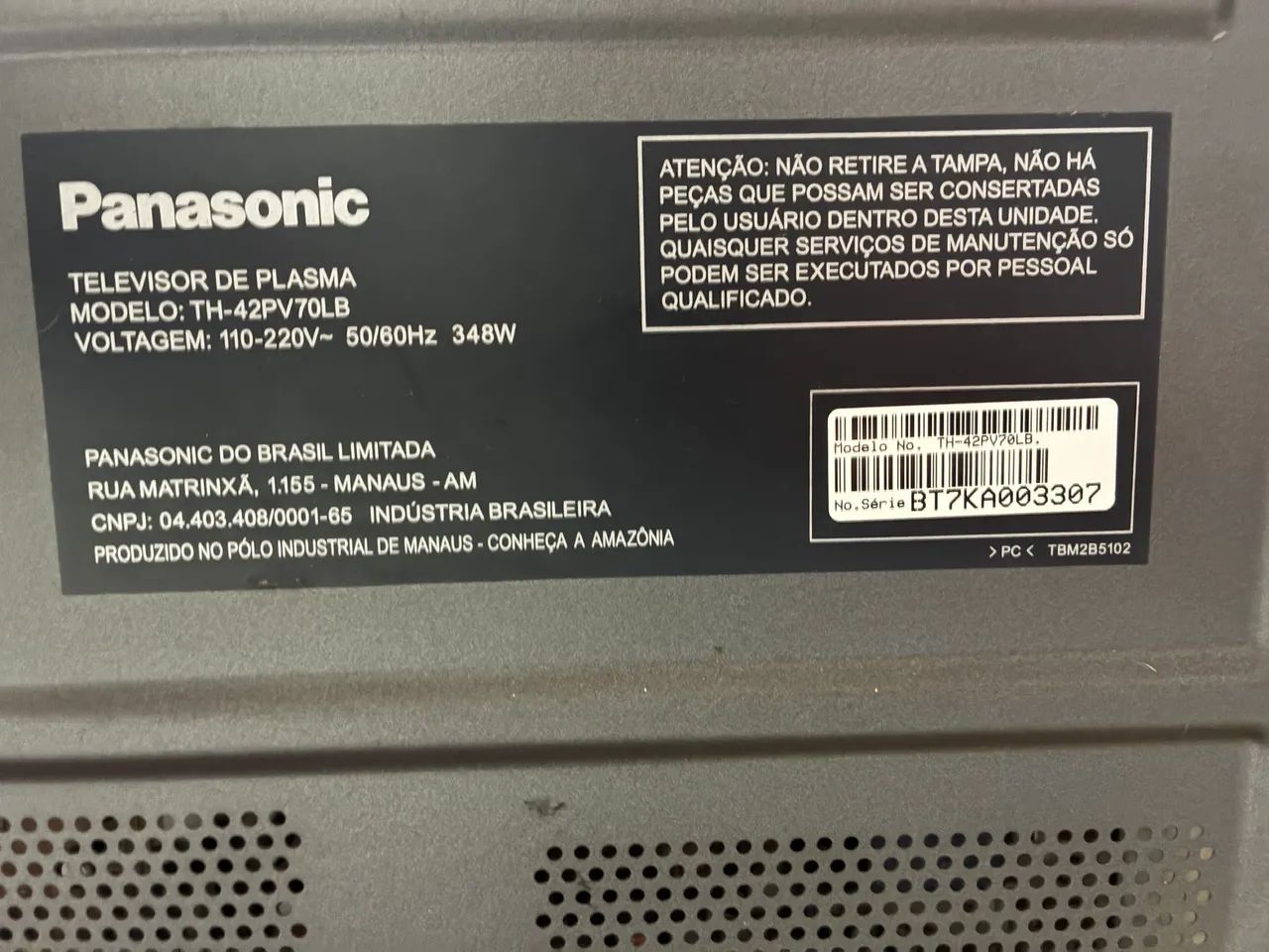 Tv Panasonic 42? Plasma  Hd - Foto 5
