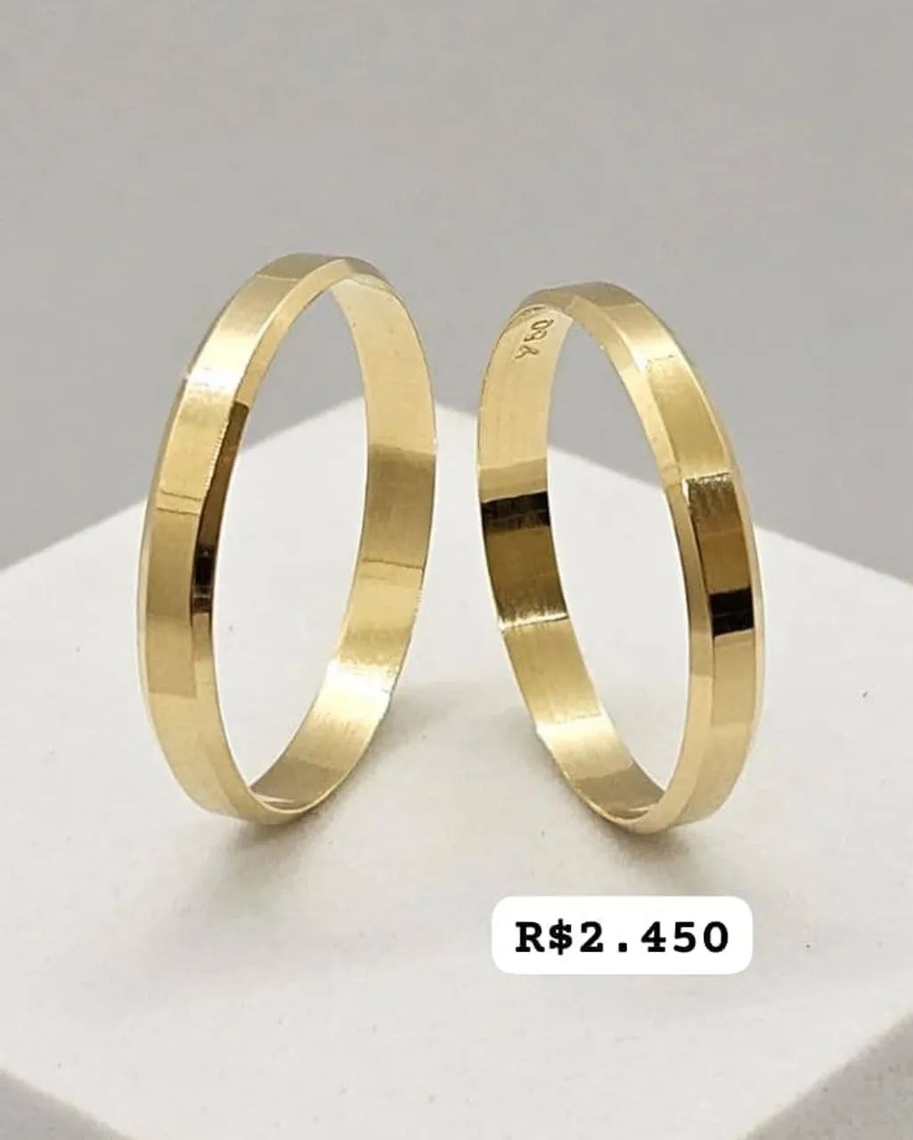 Alianças De Ouro 18K  - Foto 2
