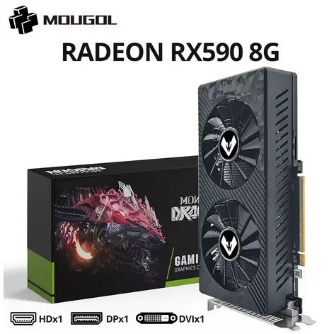 AMD - RX 590 - *8GB* nova/na caixa. Perfeito estado. - Foto 3