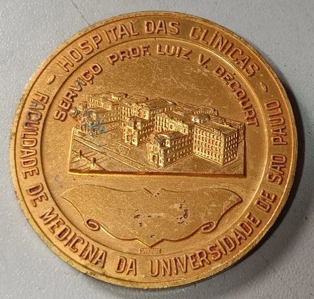 Medalha De Bronze Dedicada Prêmio Prof. Bernardino Franchesi - Foto 2