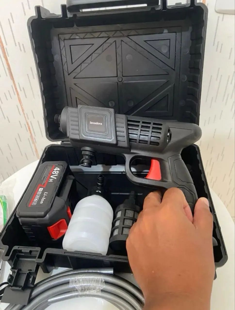 Lavadora de alta pressão 48V 