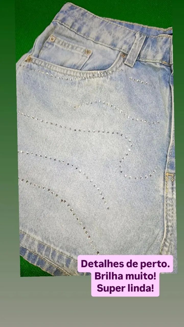 Bermudas jeans Tam 42/44  - Foto 2