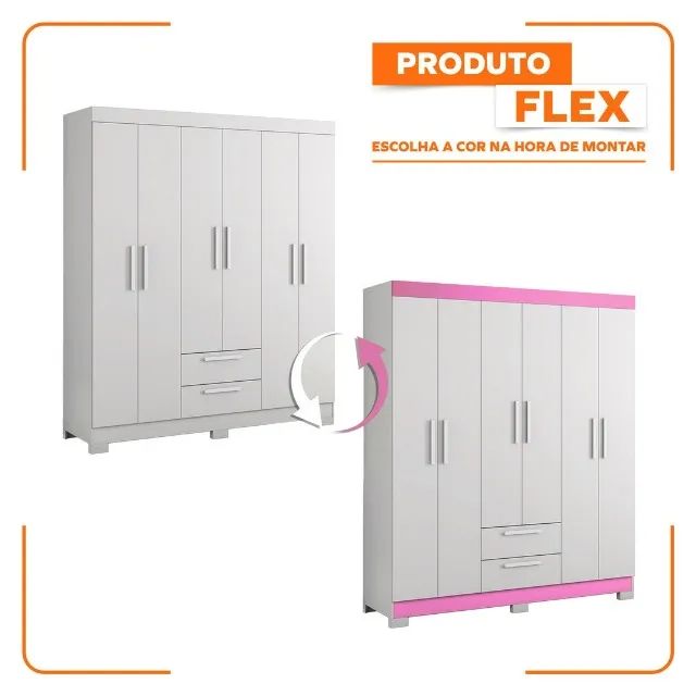 ROUPEIRO NT 5130 BRANCO/ROSA FLEX - Foto 2