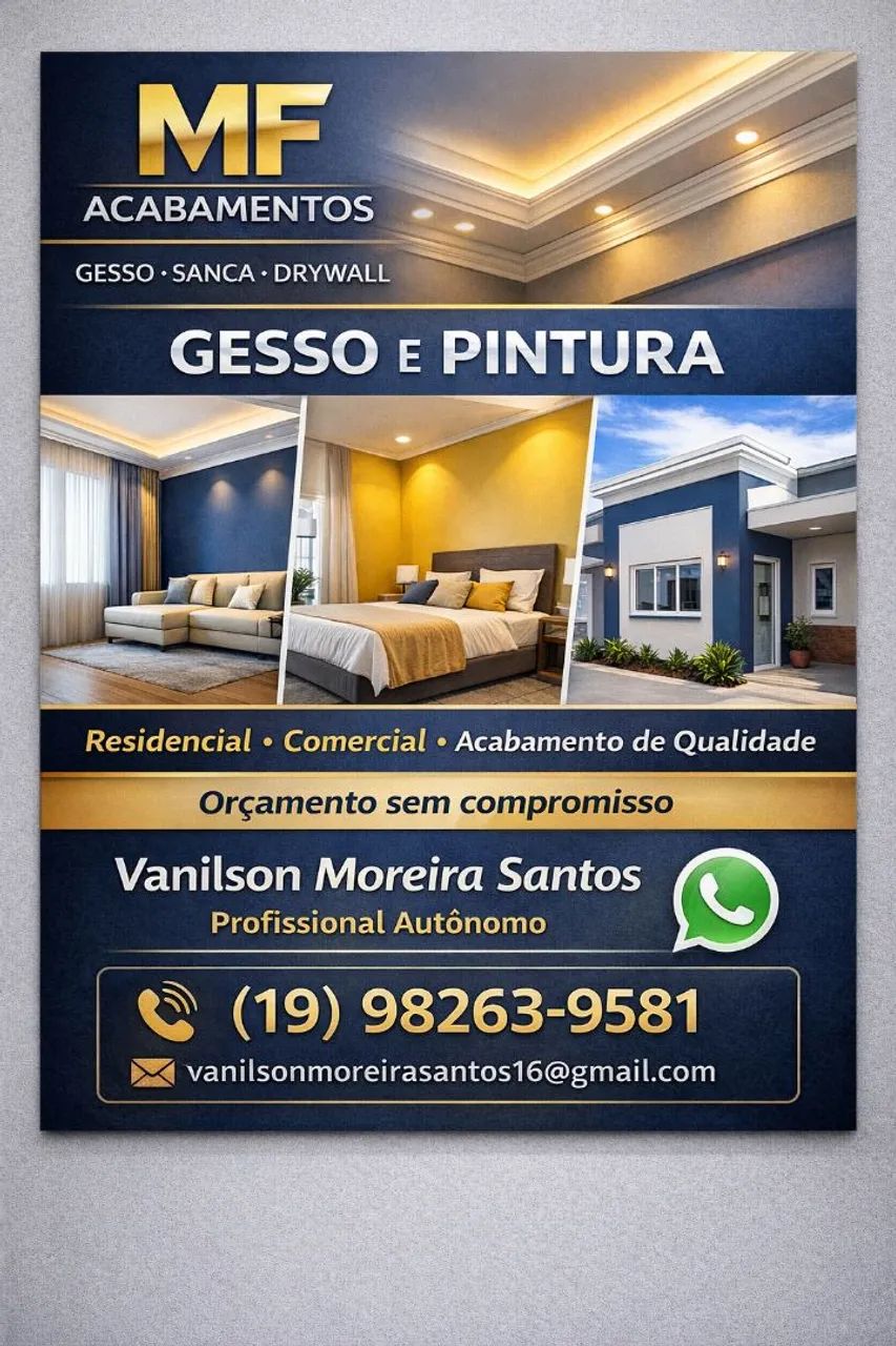 Gesso e pintura residencial e comercial  - Foto 2