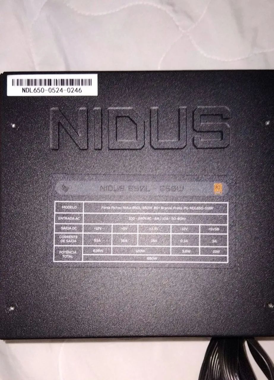 Fonte Pichau Nidus 650w - Foto 2